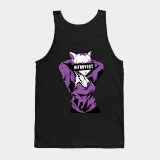 Introvert Anime Girl Tank Top